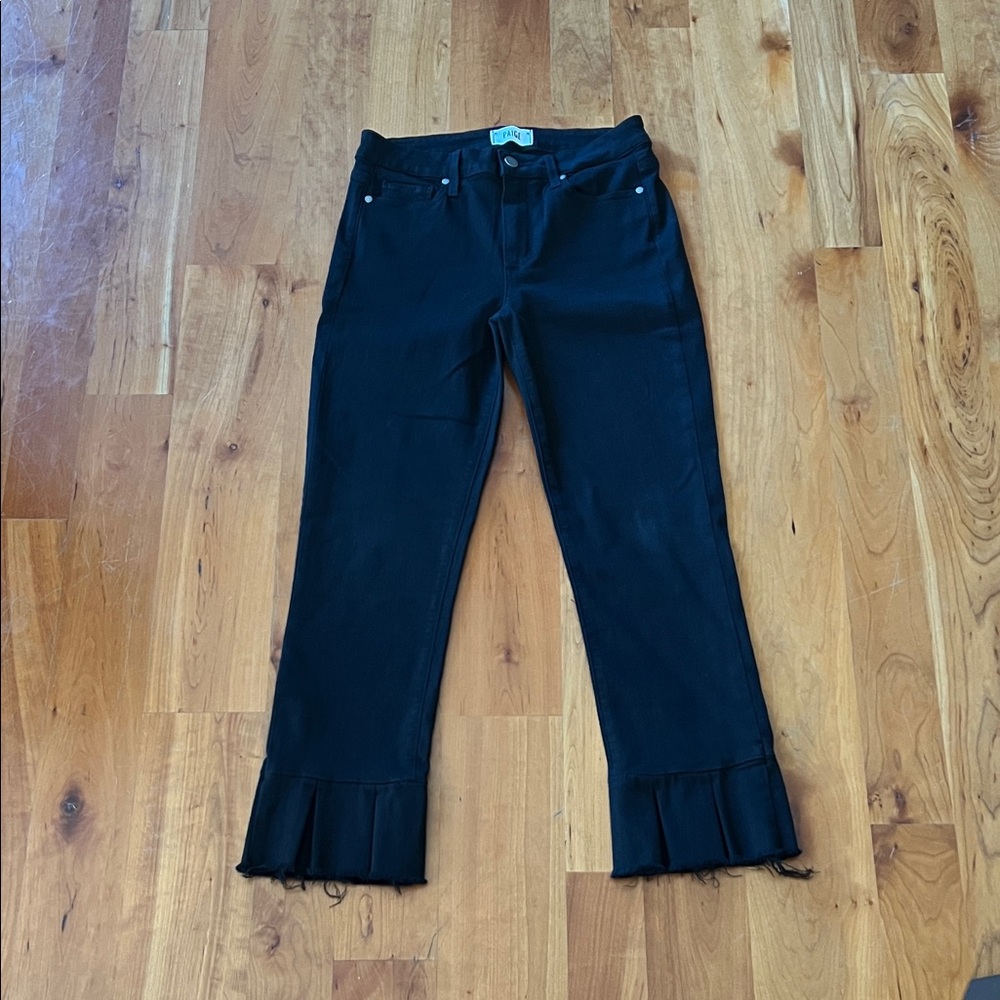 PAIGE Black Flare Jeans